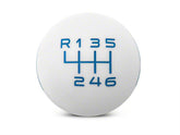 Shift Knob (White/Blue) for Mustang 2015-23 & 2024+ | #389551 | RTR